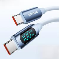 Toocki USB C to USB C Cable 100W PD Fast Charging Charger Type C to Type C Display Cable For Xiaomi Macbook MateBook iPad Laptop