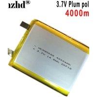 3.7V Li Polymer Lithium Battery 4000MAH For Mobile power Fast charge LED light source GPS locator 105060