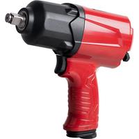 AEROPRO 1/2" Drive Air Impact Wrench Max 1100FT-LBs Torque Air Shock Output Adjustable Power Twin Hammer