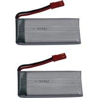 2pcs 3.7V 800 mAh 752555 JST 25C Rechargeable Polymer Li Lipo Battery Cell Connector For JJRC H11C H11D RC Quadcopter Drone