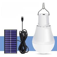 CanLing LED Solar Lamp 15W 250LM USB 5V Solar Power Light Portable Outdoor Camp Tent Fishing Bulb