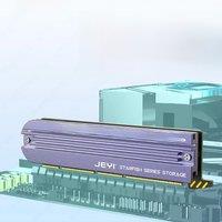 JEYI M.2 NVME to PCIe 4.0 3.0 Adapter With Aluminum SSD Heatsink, NVMe 64Gbps Gen4 PCIE X4 X8 X16