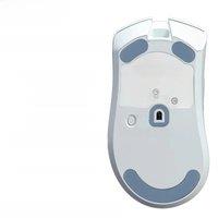 UnusualWaySports Mouse Skates Feet Razer Deathadder V3 Pro PTFE Curve Edge Magic Ice Black Silver Fox Version