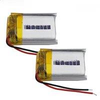 2pcs 3.7V 150mAh 0.555Wh Replacement Li Lithium Battery 601723 Li-ion For GPS Camera Sat Nav Driving Recorder Bluetooth Speaker