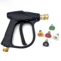 For Karcher gun High Pressure Washer Cleaner Water Guns 1/4" Quick with Foam Cannon Car Cleaning gun for Parkside Lavor Bosch