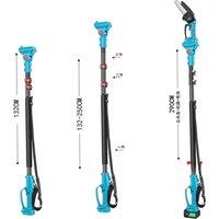 This Telescopic Rod Can Only Be Used On Makita Machines With Bottom 3-Pin Plug Connectors, While The 2-Pin Plug Is Not Available
