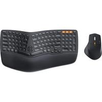 Protoarc EKM01 Split Ergonomic Wireless Keyboard Mouse Combo with Palm Rest Rechargeable Mice