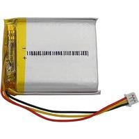 3.7V 1500mAh 5.55Wh 103443 JST 3Pin 1.25mm Li-Polymer NTC Thermistor Replacement Li Lipo Rechargeable Battery For GPS Tablet PC