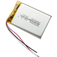 3.7V 500mAh 1.85Wh Thermistor 3 Wires 303450 Replacement Li Lipo Rechargeable Battery For Car Camera Bluetooth Speaker LED Light