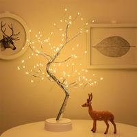 36/108LEDs Tabletop Tree Lamp, Decorative LED Lights, rgb Color Atmosphere Night lights, for Party Camping Home Decor
