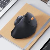 ProtoArc EM04 Trackball Mouse Wireless Rechargeable Ergonomic Vertical Bluetooth Mice for Computer PC iPad Mac Windows Android