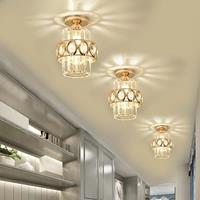 Modern Luxury Small Crystal Ceiling Lights Chandelier Living Room Porch Corridor Aisle Balcony Dining Study Home Indoor Lighting