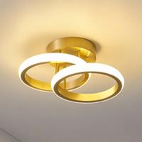 Golden Aisle Light Led Corridor Porch Net Red Small Ceiling Light Entrance Balcony Staircase Cloakroom Light Modern Fashion