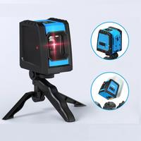 MILESEEY 2 Lines Laser Level Red Line Professional Nivel Laser Self-Leveling, Gift Battery and