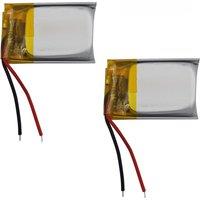 2Pcs 3.7V 200mAh 0.74Wh Rechargeable Replacement Li Lipo Battery 501522 For GPS Sat Nav MP3 MP4 Recording Pen Bluetooth Speaker