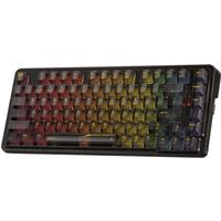 Redragon K649 PRO 78% Wireless Gasket RGB Gaming Keyboard, 3-Modes 82 Keys Full-Transparent Hot-Swap Compact Mechanical Keyboard