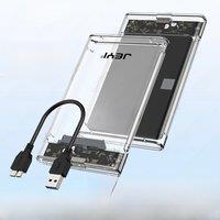 JEYI 2.5 SATA to USB 3.0 Enclosure External Hard Drive Portable Hard Drive USB3.0 High Speed HDD for