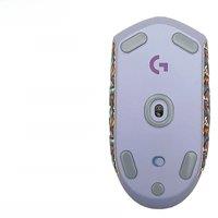 UnusualWaySports Mouse Foot Skates Feet Logitech G304 Cambered Surface PTFE Anti Collapse Magic Ice Silver Fox