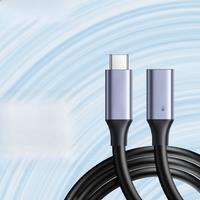 JEYI USB C Extension Cable Type C Extender Male to Female USB 3.1 Gen 2 10Gbps Data Transfer 60W