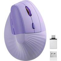 Seenda Vertical Wireless Mouse Ergonomic Rechargeable Mice for MacBook Tablet Laptops Computer PC