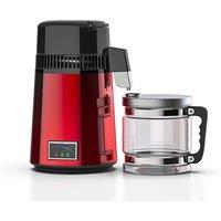 Water Distiller w/ Glass Container;750W,1.1Gal/4L Capacity;Distill Water up to 0.26Gal/1L per Hour and About 6Gal/23L per Day(Du