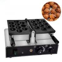 XEOLEO Electric Waffle Maker 1400W 10 Holes Walnut Shape Waffle Maker Machine Non-stick Waffle Iron