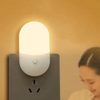 Bedside Lamp LED Mini Night Light EU US Plug Eye Protection Night Light Kids Gift Use For Bedroom