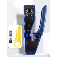 RJ45 UTP Crimper Network Tools Ethernet Cable Stripper Through-hole Connector CAT5/6/7/8 Pliers
