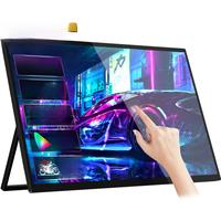ZEUSLAP 18.5" Touch Screen Portable Monitor 100Hz 100% sRGB With Screen Holder Stand For Laptop Phone Xbox PS4 PS5 Switch