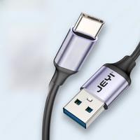 JEYI USB A to Type C Cable 60W Fast Charging 10Gbps Data Cord USB Charger for Samsung Xiaomi HTC Redmi Huawei Mobile Phone USB-C