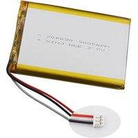 3.7V 5000mAh 18.5Wh Polymer Li LiPo Battery 706090 NTC Thermistor 3 Wires JST 3Pin 1.25mm Connector For GPS Power Bank Tablet PC