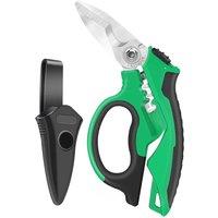 LAOA Electrician Scissors 8Inch Multifunctional Stainless Steel Cable Cutter Multi-Purpose Knife