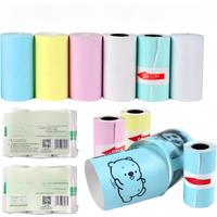 White Color Sticker Label Thermal Paper Rolls for Photo Printer and Color White Receipt Bill Printer Paper Roll for Peripage A6