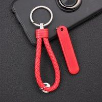 Anti-lost Car Keychain Phone Number Card Promoted Car Temporary Parking Card Rotatable Telephone