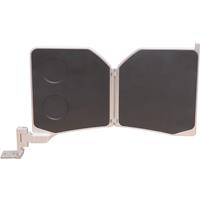 Aluminum Alloy RV Seating Armrest Foldable Table in-Seat Hidden Foldable Design