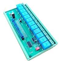 12 Channel Electromagnetic Relay Module, Low Level Trigger, Bidirectional Terminals, 12V/24V Available Voltage Relay 30V DC/AC22