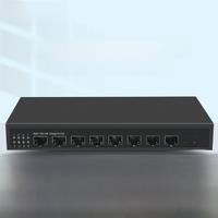 OMAY 8 Ports 10G SFP+ Ethernet Switch Desktop Unmanaged Network Switch 10000Mbps Optical SFP+ Plug and Play Home Lab Unmanaged