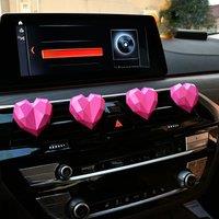 Car Air Freshener Heart Auto Fragrance Outlet Vent Perfume Clip Perfume Interior Decoration Car Accessories for girls