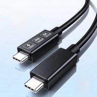 JEYI Thunderbolt 4/3 40Gbps USB4 Cable USB Type C to C 240W Fast charging Cable Thunderbolt3 for egpu SSD iPad MacBook Air