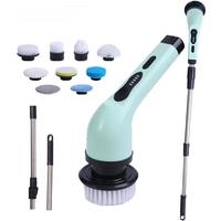 9-in-1 Electric Cleaning Brush Electric Spin Cleaning Scrubber Electric Cleaning Tools Parlour Kitchen Bathroom Cleaning Gadgets