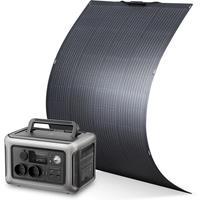 ALLPOWERS Balcony Power Plant 100W / 200W Flexible Solarpanel Monocrystalline Solar Battery Charger with 299Wh 600W Powerstation