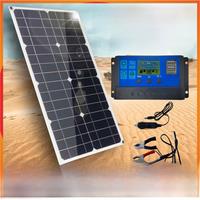 800W Portable Solar Panel Power Bank 12V Solar Panel Kit Controller Solar Plate For Home/Camping/RV/Car Fast Battery Charger