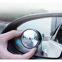 Wide Angle Blind Spot Mirror 2Pcs Universal HD Car Rearview Convex Mirror for Car Parking Reverse Auxiliary Round Frame Mirror