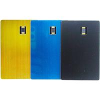 Dual Interface Nfc Metal Card 4442 Chip Card Slot Hico Strip and Signature Bar With Antenna Build-in Gift Card