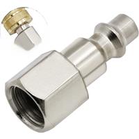 5Piece Copper Nickel Plating Pneumatic Tools Air Gun Air Pump Air Compressor C-Type Self-Locking Quick Connector 1/4NPT