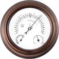 3 in 1 Barometer Thermometer Hygrometer Atmospheric Pressure Temperature Gauge Outdoor Weather Station Humidity Meter 20CM