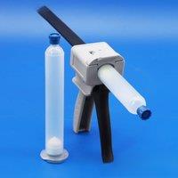 Manual glue gun for 30cc 55cc Syringe Barrels Single component 1K PU liquid Epoxy UV Solder paste sealant Portable caulking gun