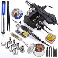 JCD 8898 Soldering Station 750W 2 in 1 Soldering Iron Hot Air Gun Rework Welding Station For Phone