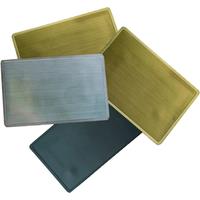 5Pcs 13.56MHZ 504 Byte Premium Custom Stainless Steel Smart NFC Business Card which Can Be Printed on Two Sides