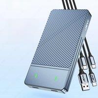JEYI Dual Bay M.2 NVMe SATA SSD Enclosure, USB 3.2 Gen 2 10Gbps Aluminum Case for M.2 PCIe 2280/60/42/30 SSD. Support UASP Trim